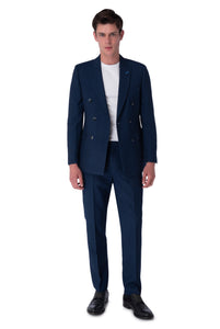 Jack Blue Double Breasted Suit Jacket